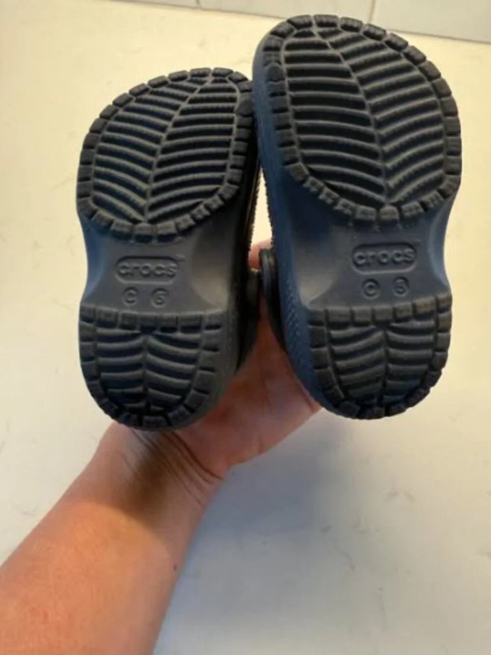 Crocs Toddler 5C Navy Blue